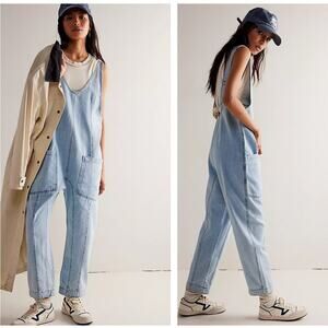 FREE PEOPLE We The Free High Roller Jumpsuit Sz S $118 {3W32}